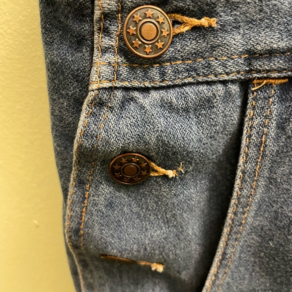 RARE Vintage KMart Denim Overalls Made in Hong Kong. - Picture 7 of 8